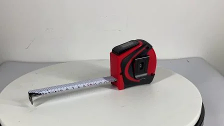 Präzises Laser-Maßband mit LED-Bildschirm, Gummieinlage und Stoßdämpfung